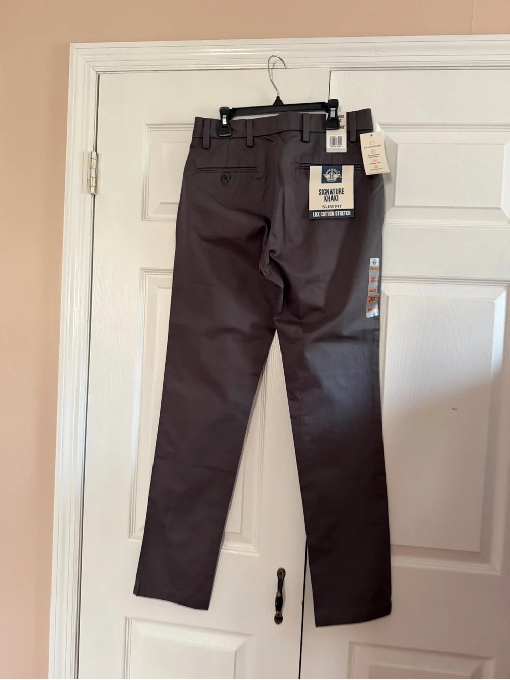 Dockers Men's Charcoal Gray Chinos